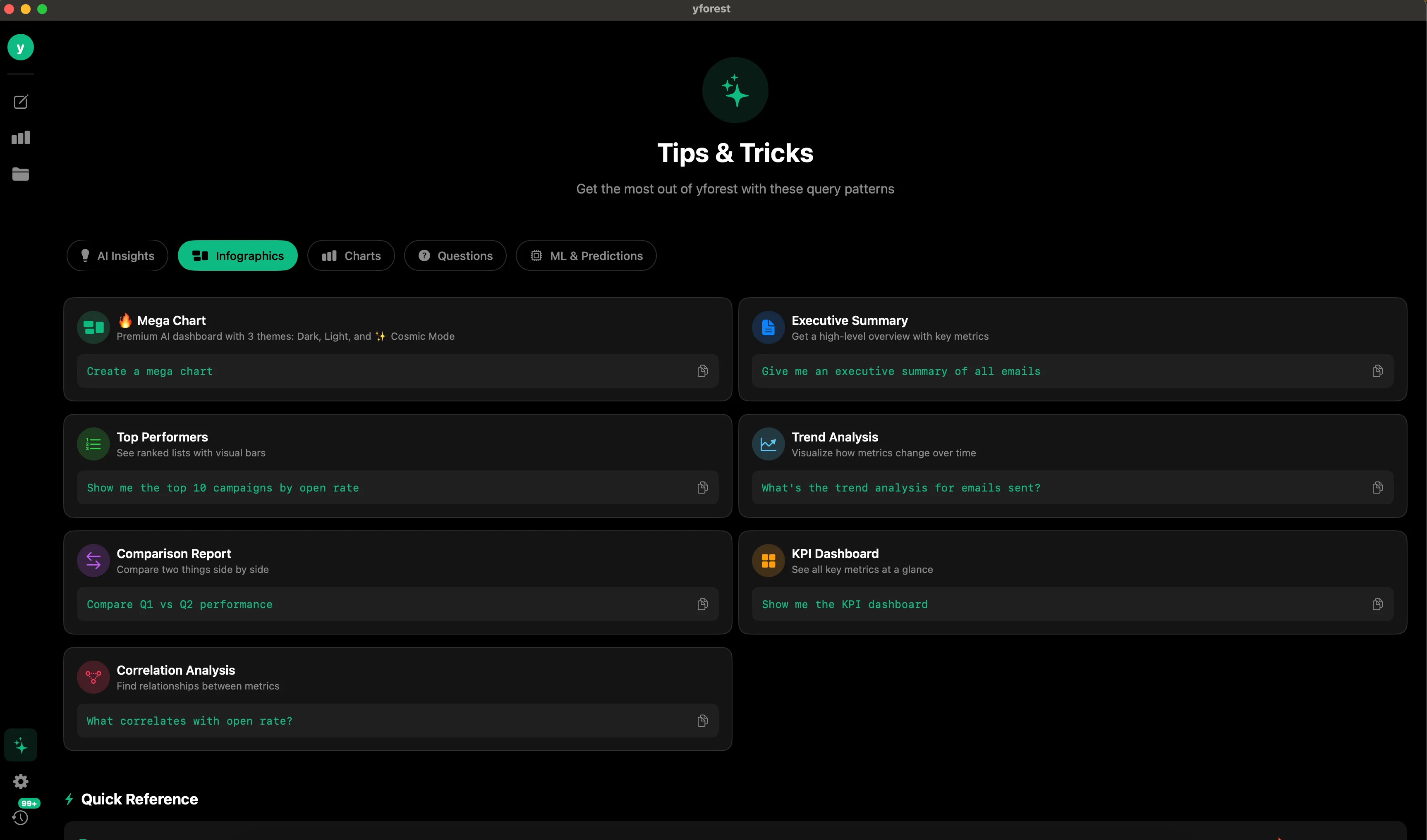 yforest pro workflows